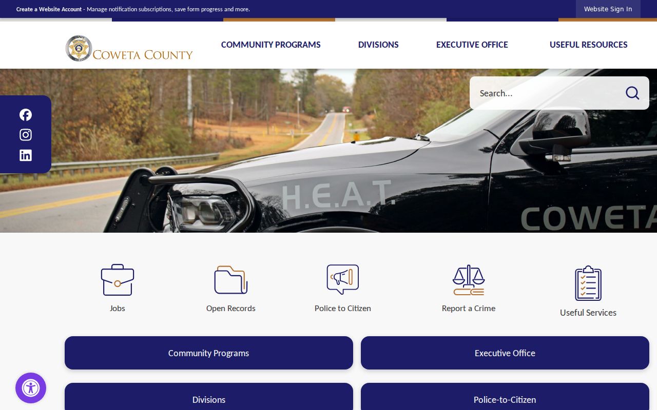 Official Coweta County Sheriff's Office records source